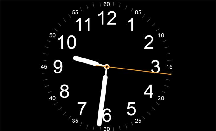 HTML5 Apple Watch时钟动画