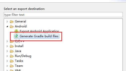 Generate Gradle Build Files