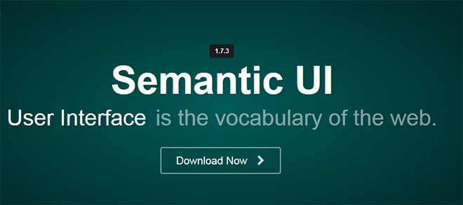 前端框架 Semantic UI