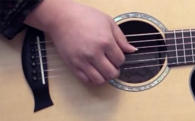 吉他右手指法练习